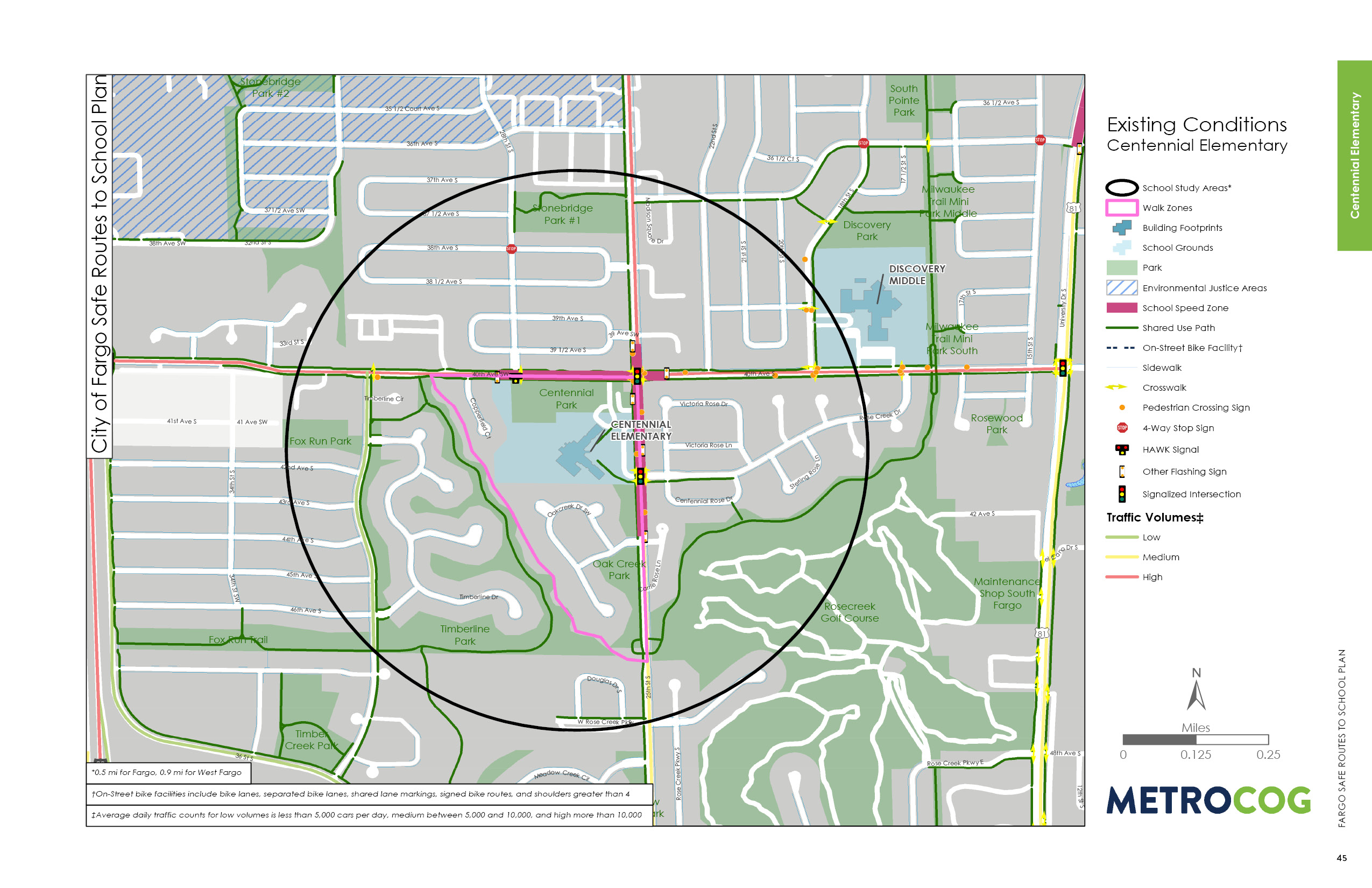 Centennial Elementary Existing Conditions Map