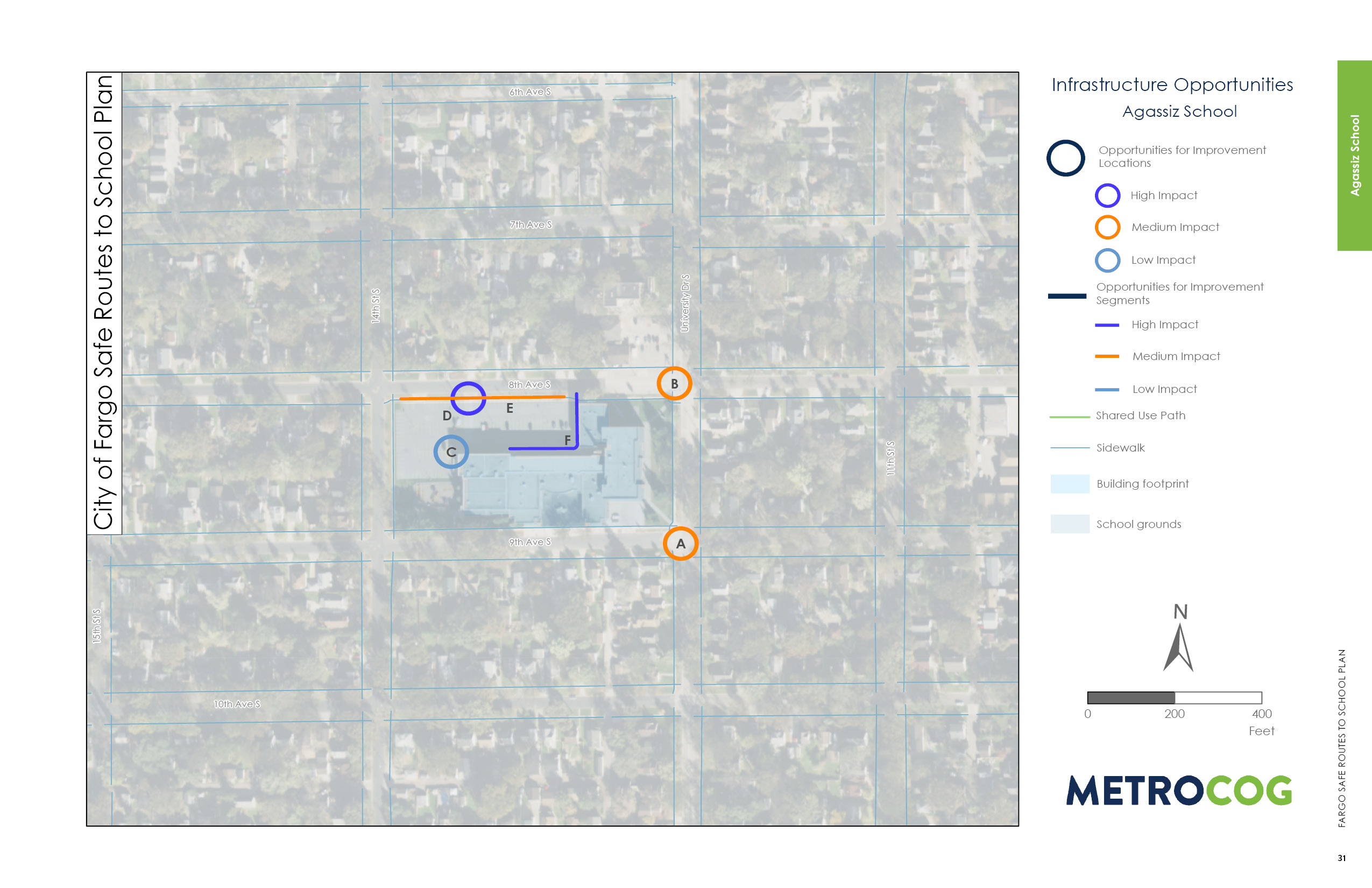 Opportunities for Improvement Map of Agassiz Alternative