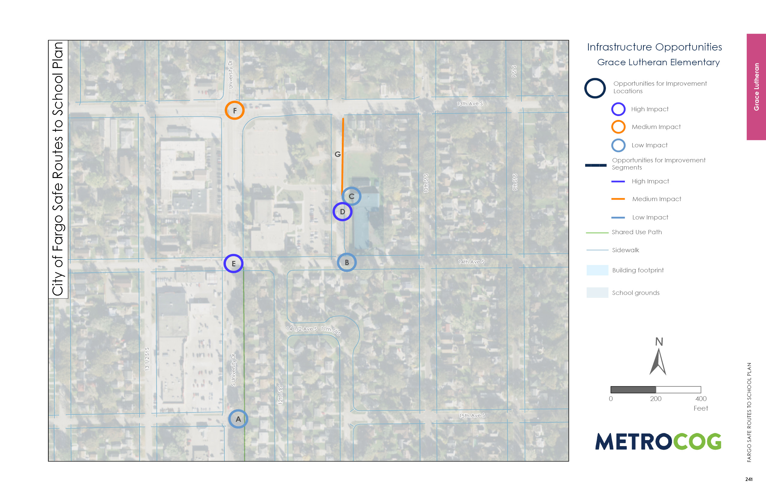 Opportunities for Improvement Map of Grace Lutheran