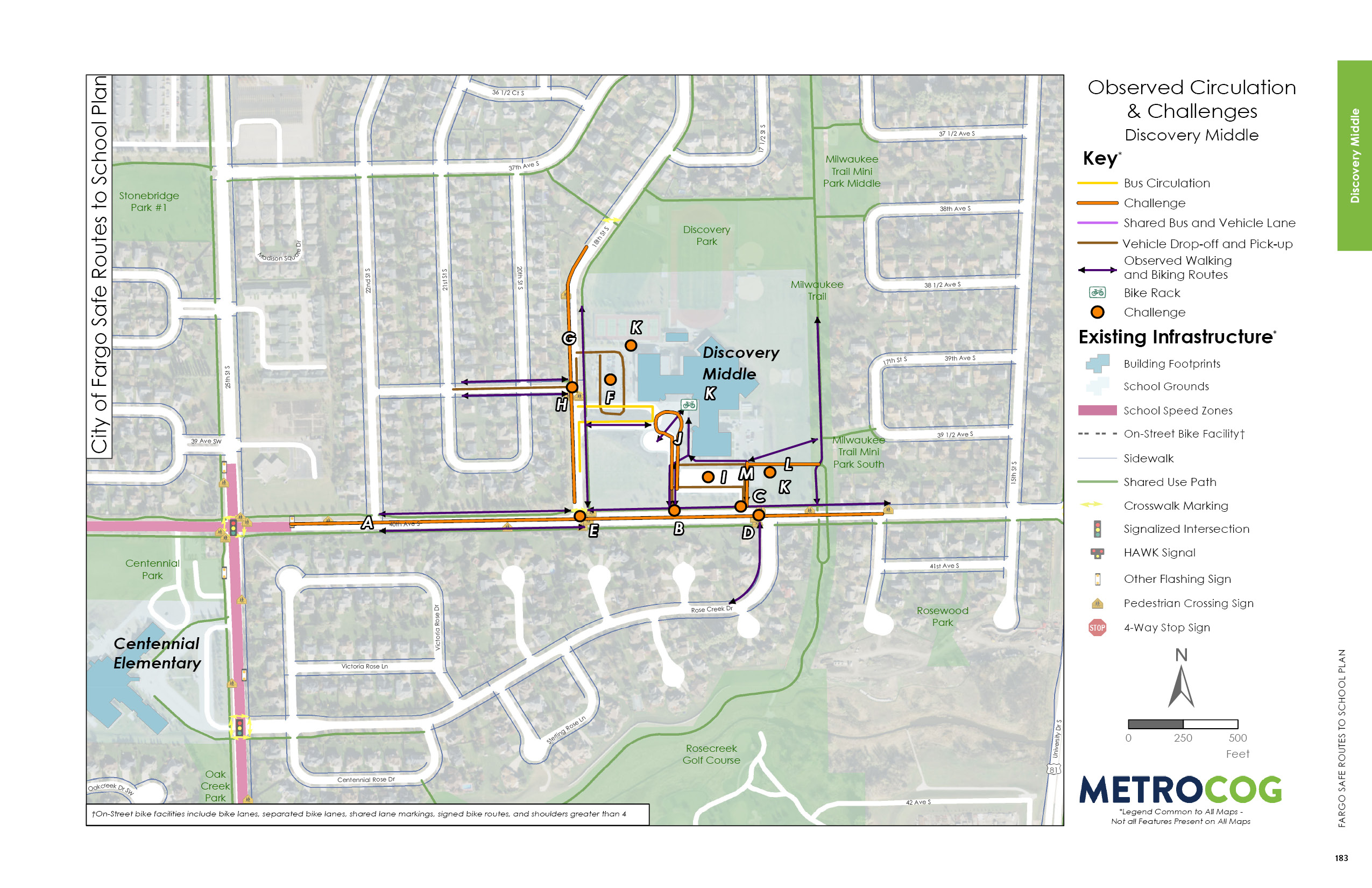 Circulation Challenges Map of Discovery Middle