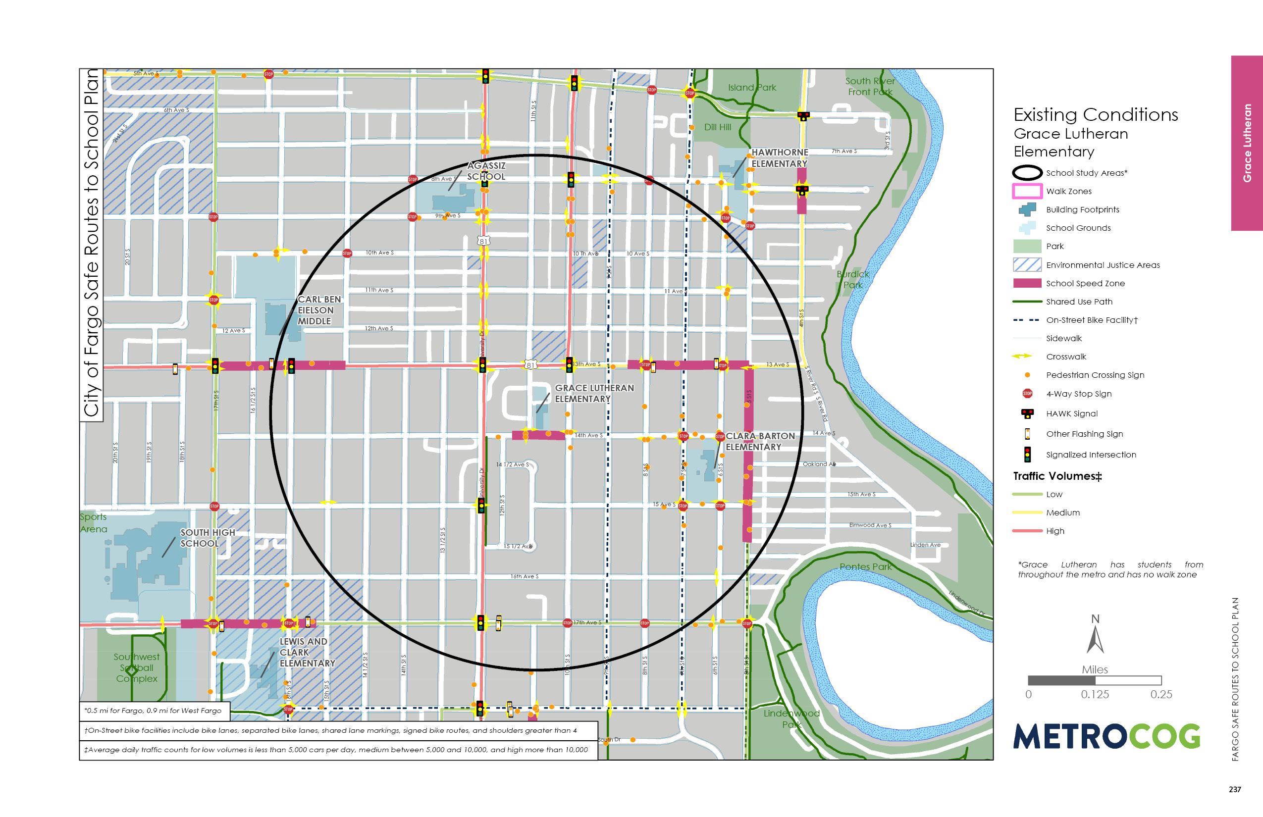 Existing Conditions Map of Grace Lutheran