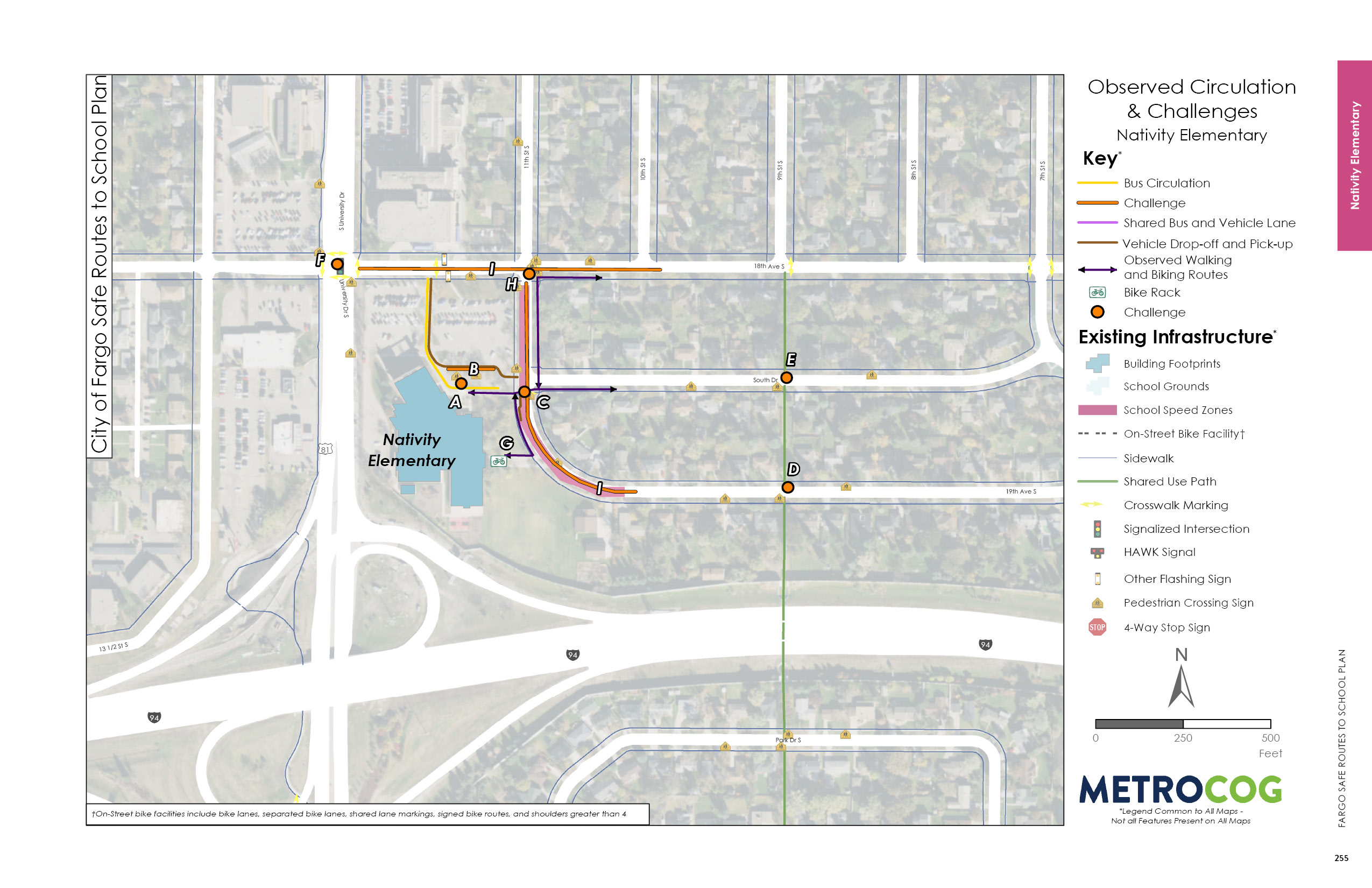 Circulation Challenges Map of Nativity Elementary