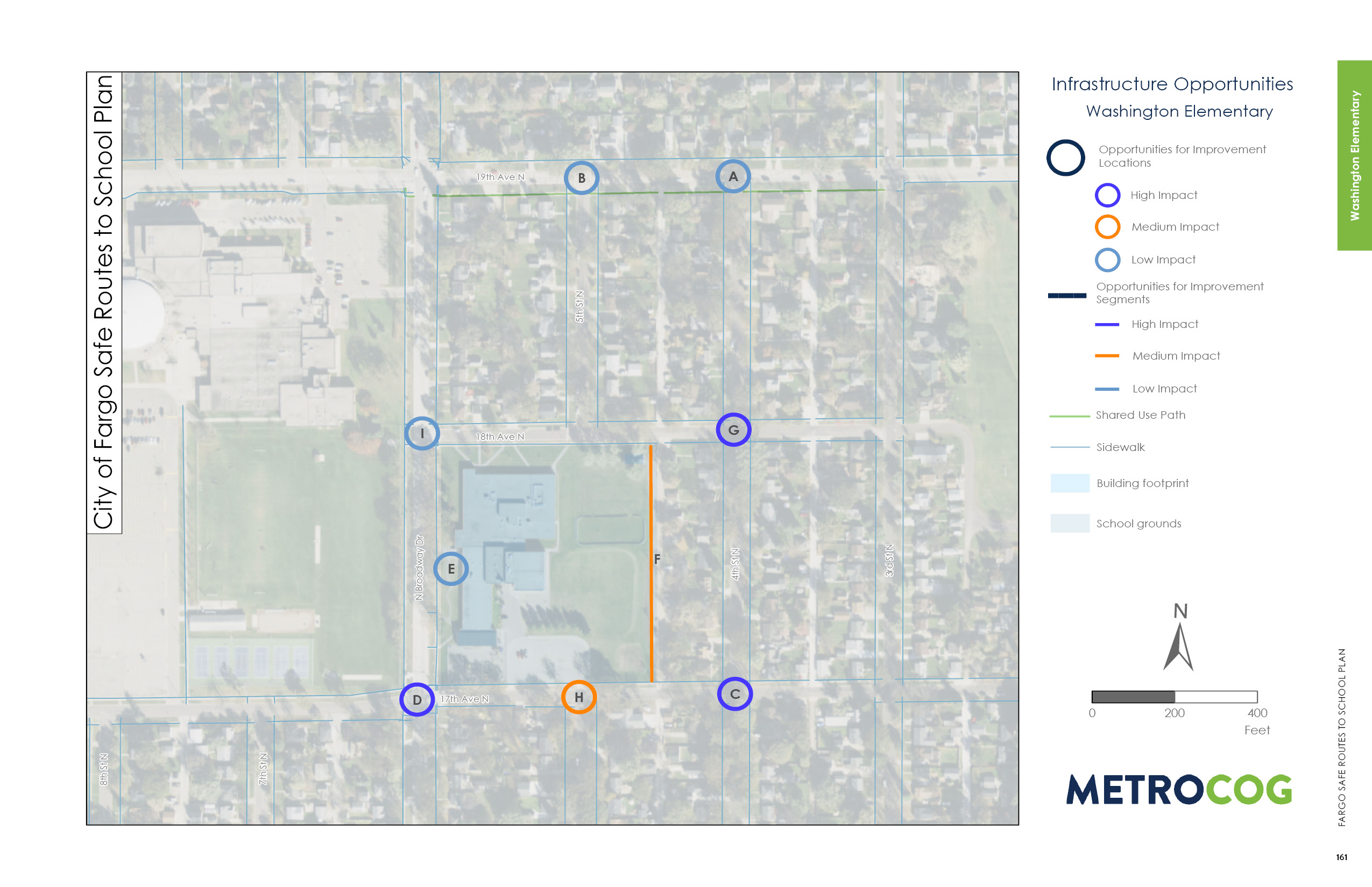 Opportunities for Improvement Map of Washington Elementary