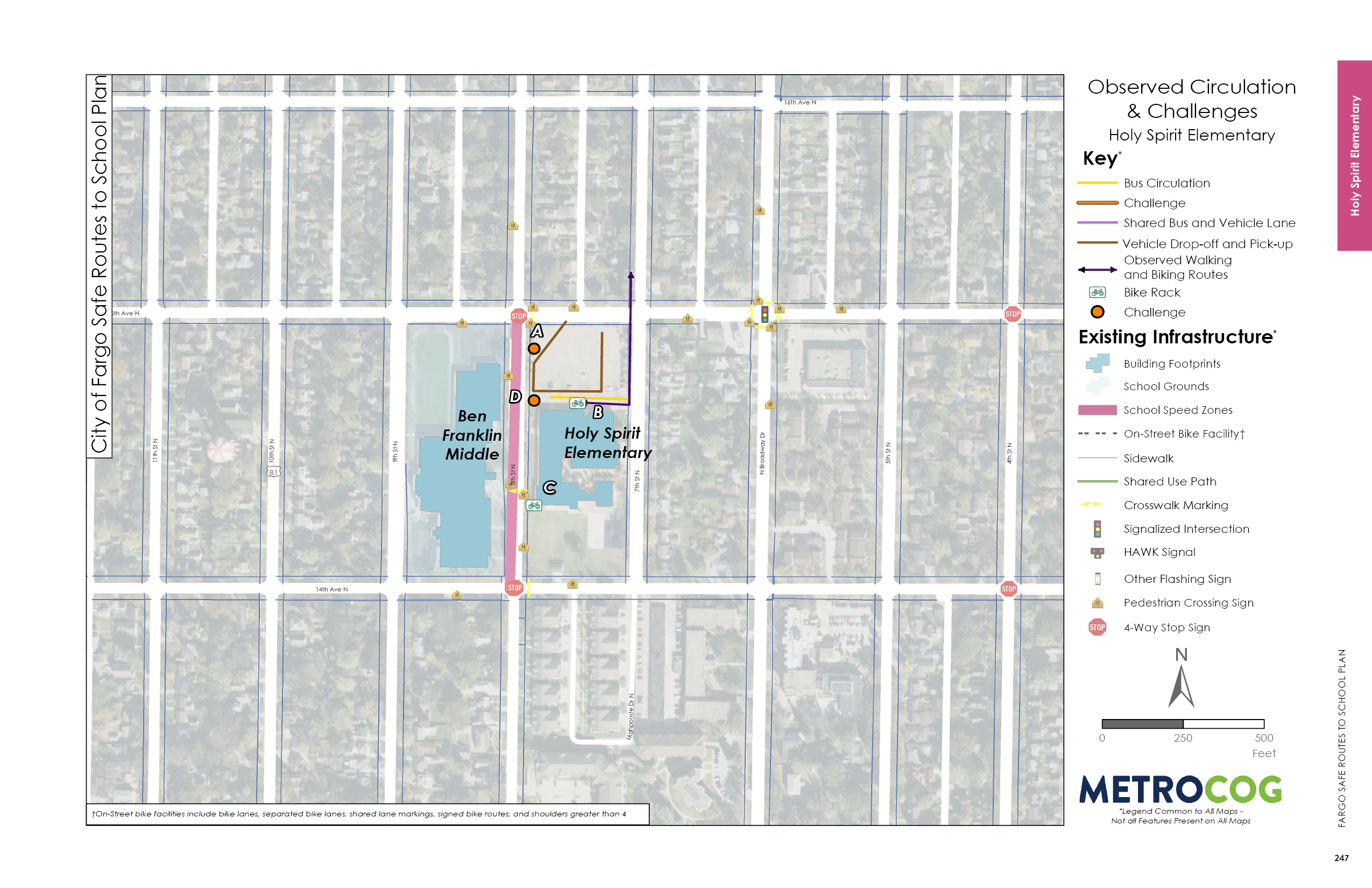 Circulation Challenges Map of Holy Spirit Elementary