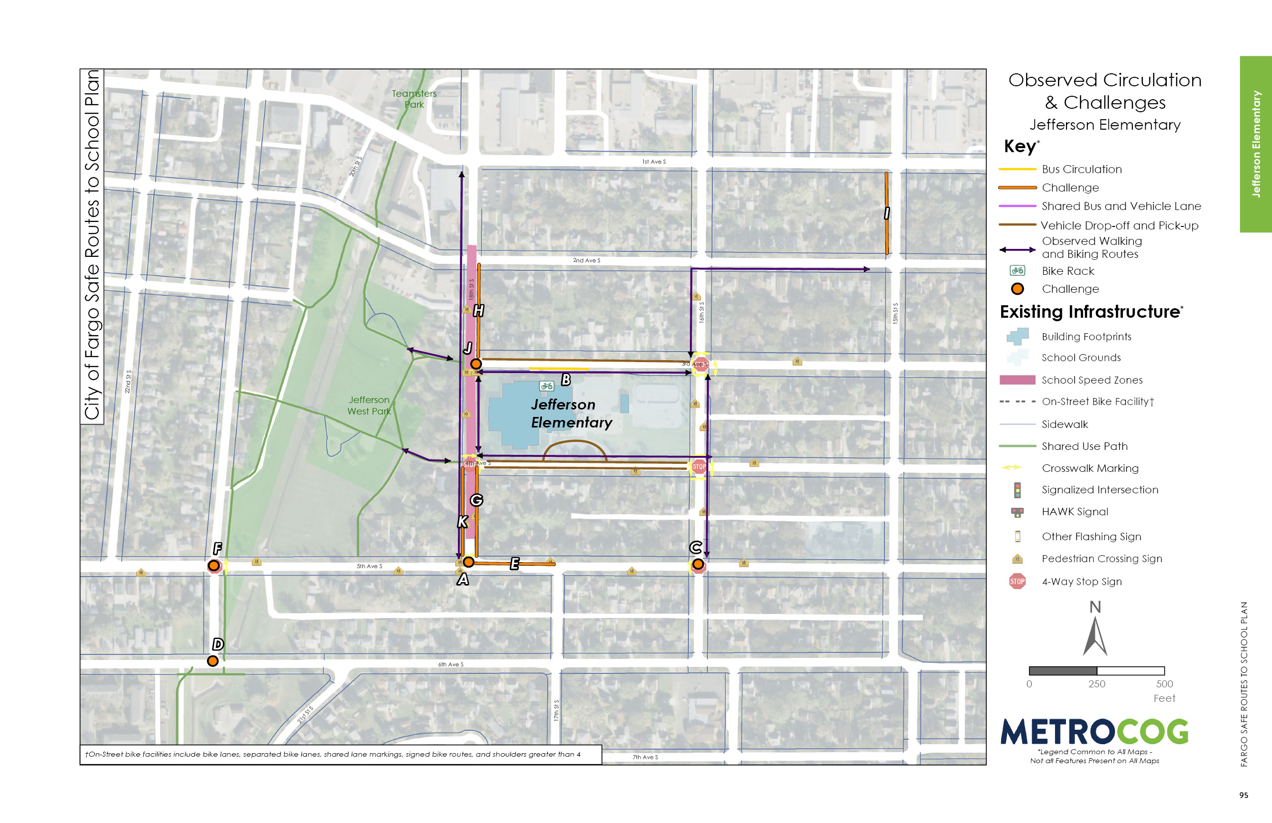 Circulation Challenges Map of Jefferson Elementary